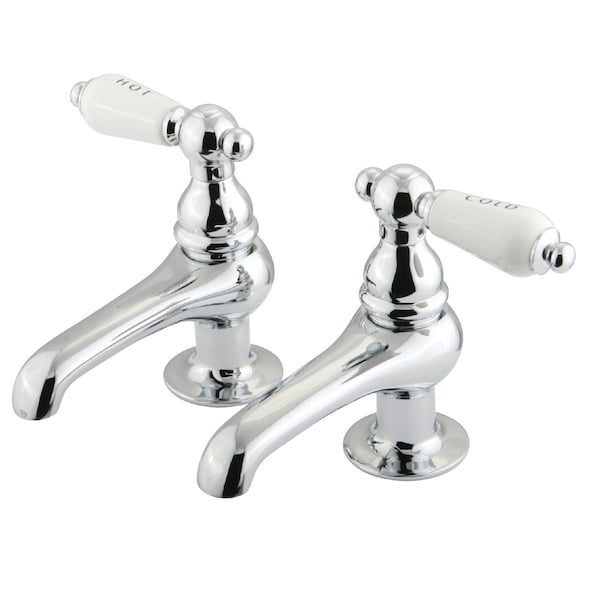 Kingston Brass Restoration Basin Tap Faucet, Polished Chrome KS3201PL - main